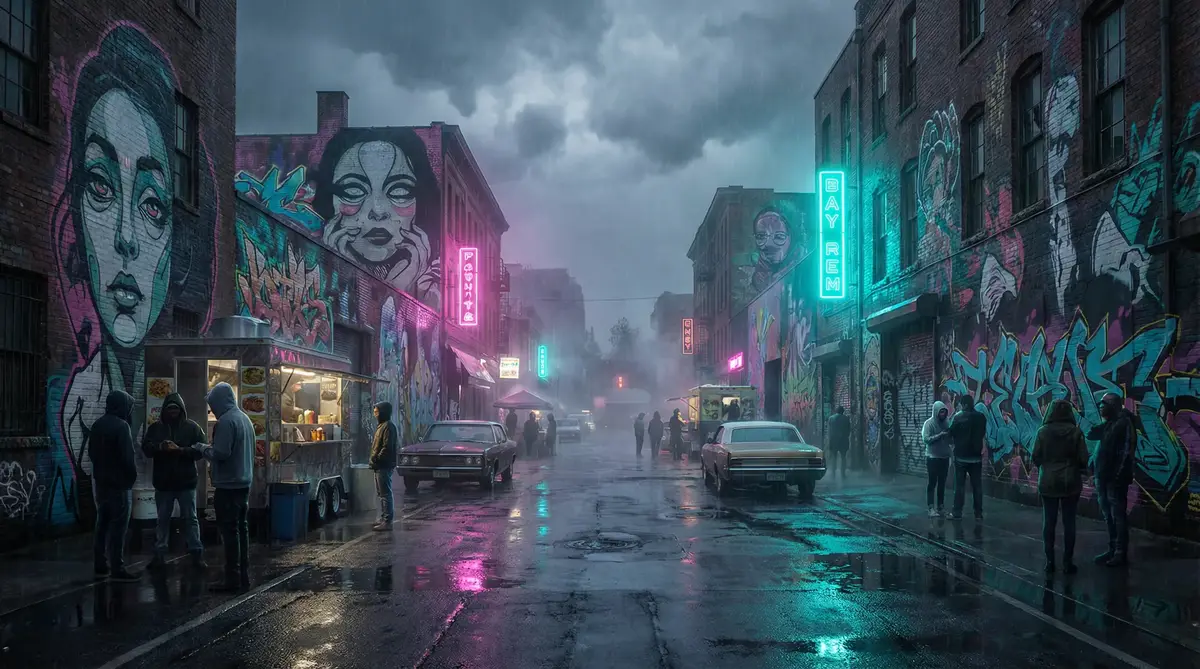九王一后下载 - 雨夜壁画街
